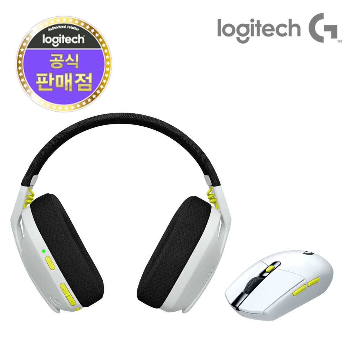 로지텍(LOGITECH) 로지텍코리아 G304 SE + G435 SE 게이밍 마우스 게이밍 헤드셋 콤보