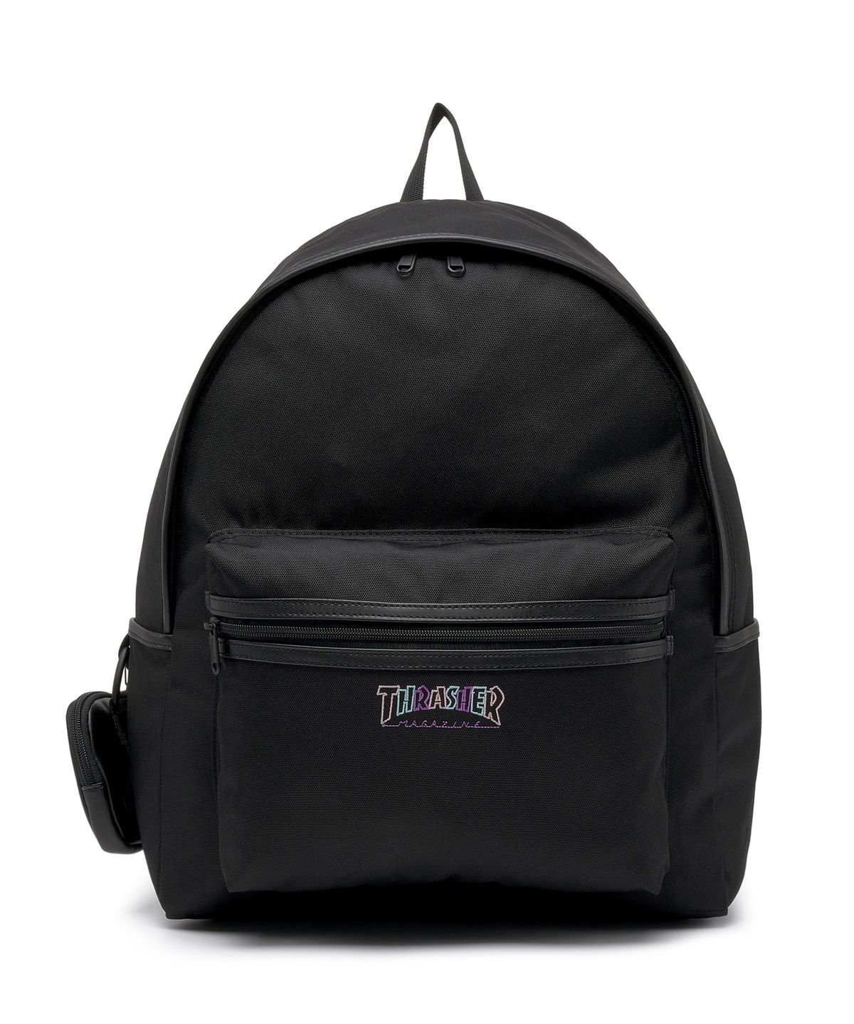 트레셔(THRASHER) 매거진 로고 포켓 백팩 28L 블랙/멀티