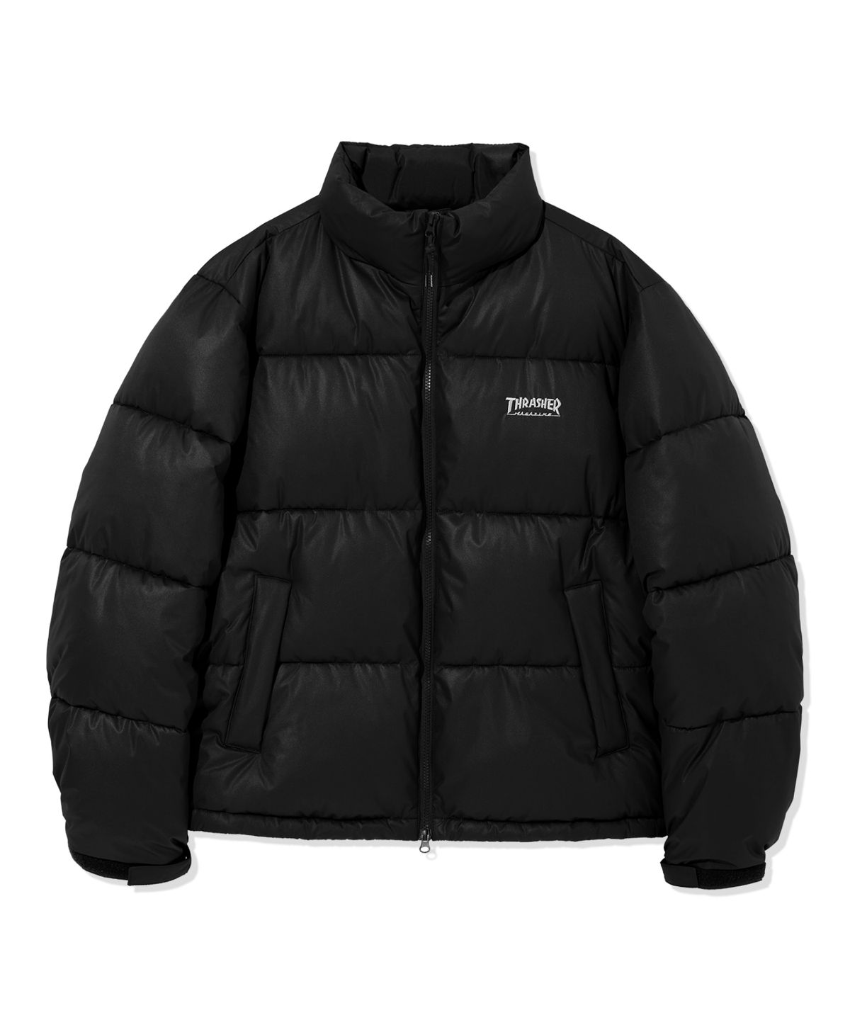 트레셔(THRASHER) 엠보스 로고 숏 푸퍼
