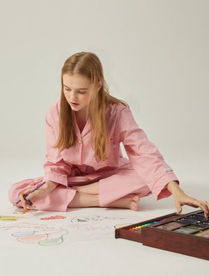 오션 스트라이프 파자마 (w)_3C