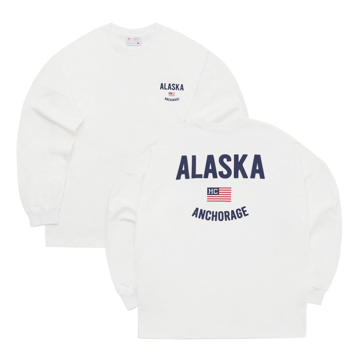 호텔세리토스(HOTEL CERRITOS) Alaska HC Long Sleeve T-Shirt [White]