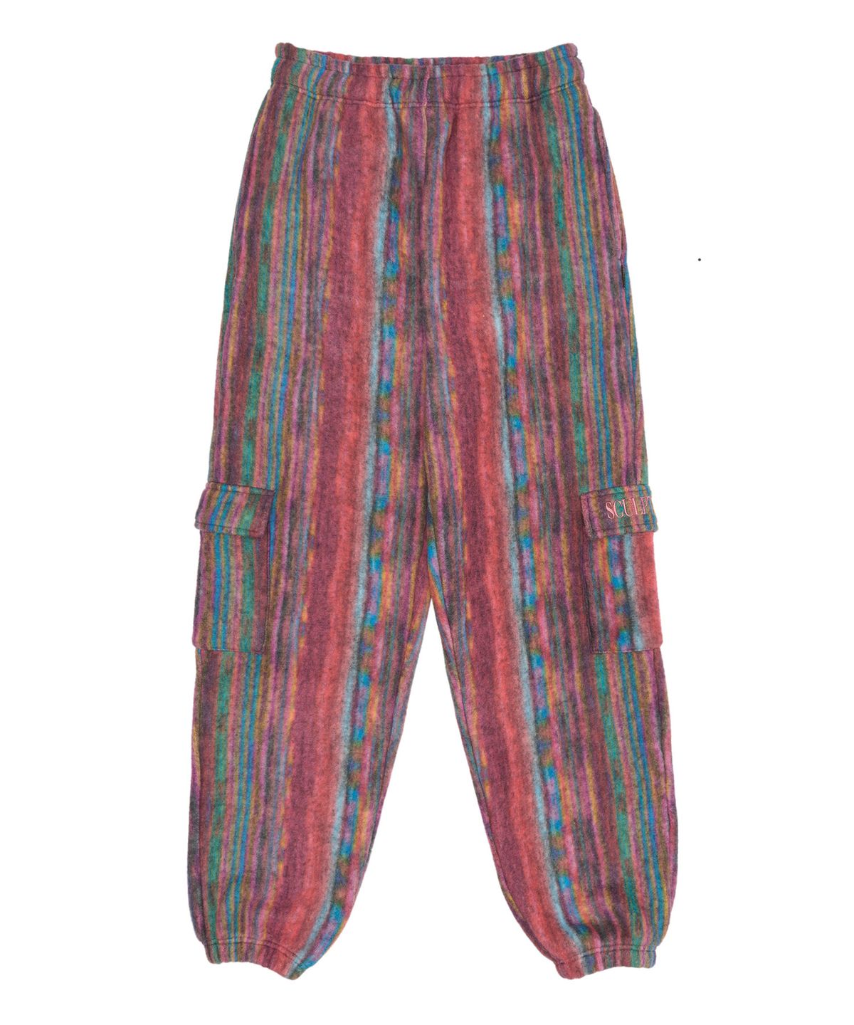 스컬프터(SCULPTOR) Rascal Fleece Cargo Pants Multi Pink