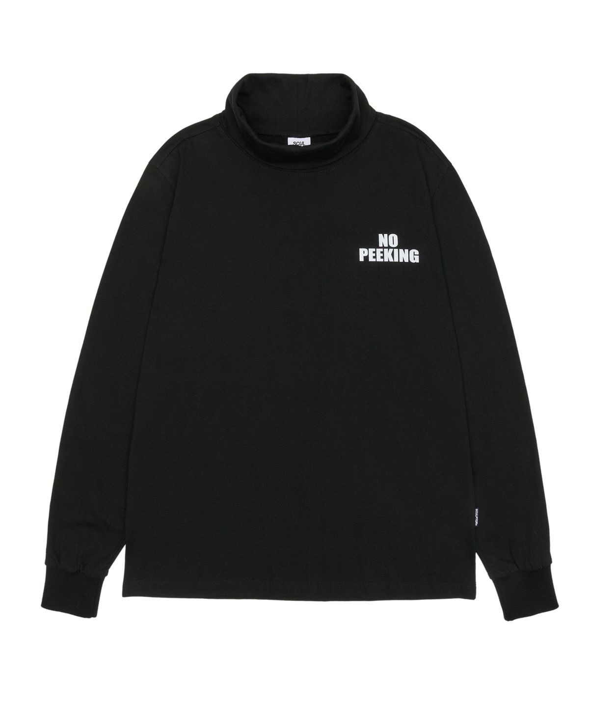 스컬프터(SCULPTOR) No Peeking Turtleneck Black