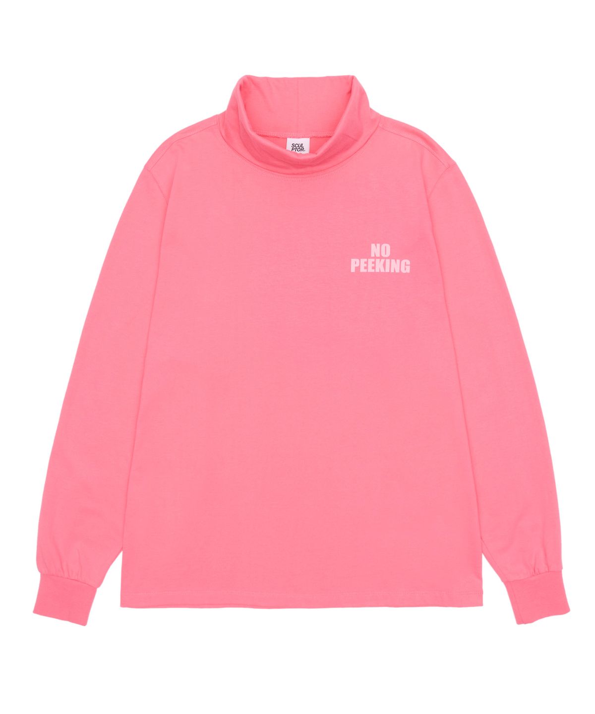 스컬프터(SCULPTOR) No Peeking Turtleneck Pink