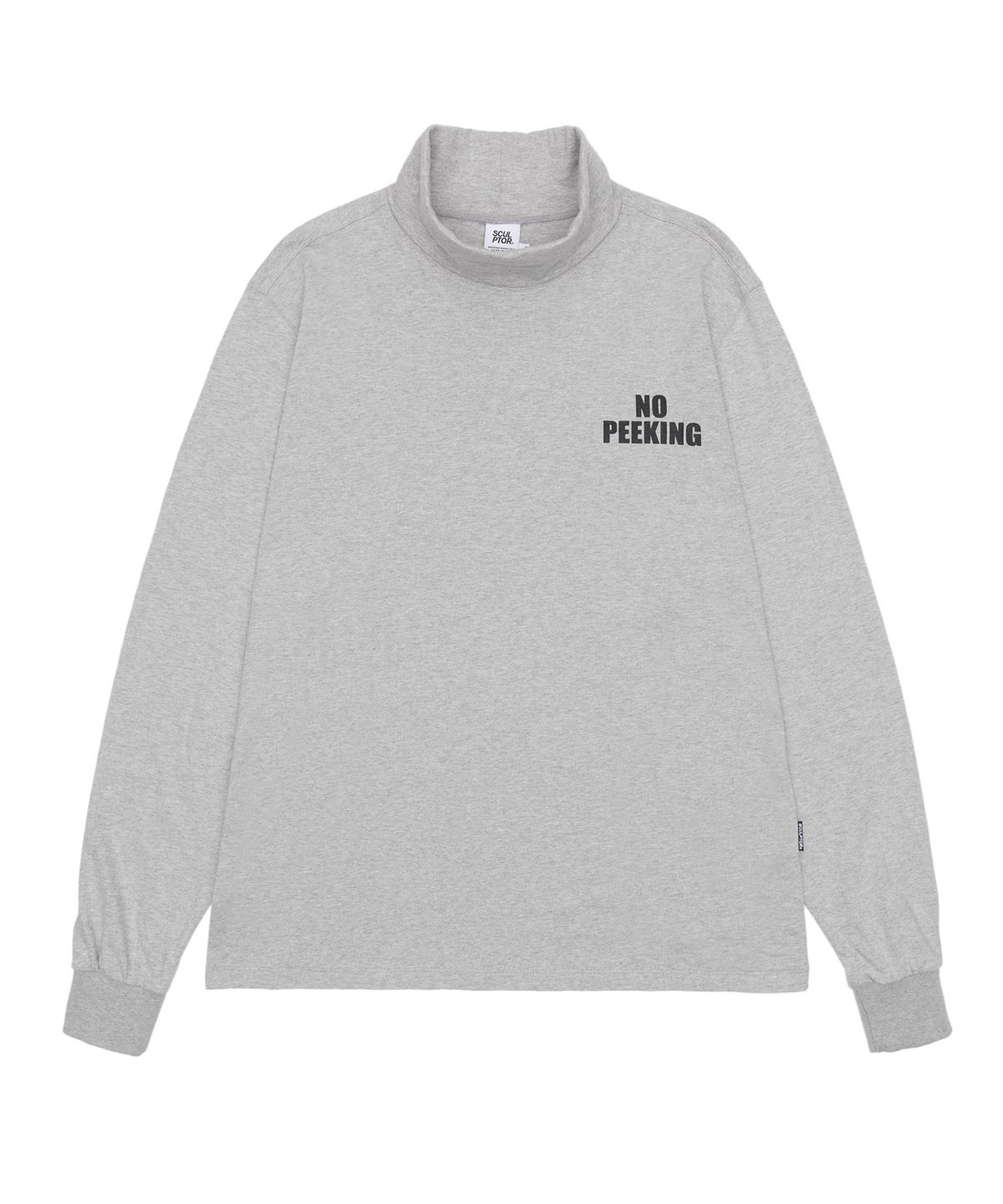 스컬프터(SCULPTOR) No Peeking Turtleneck Melange Gray