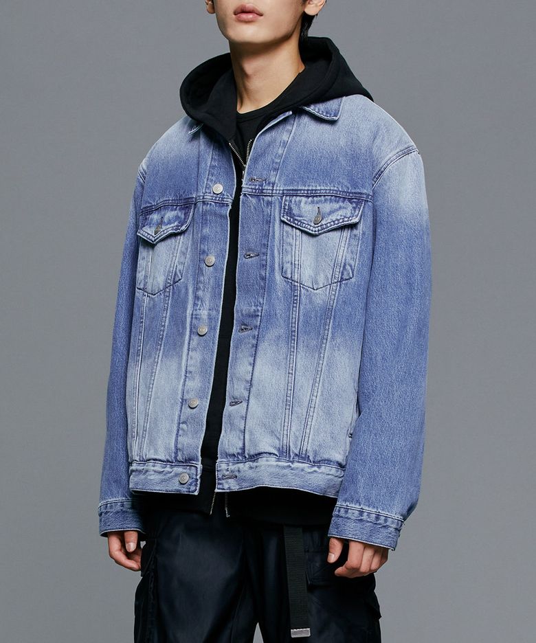 5003 MAX DENIM TRUCKER JACKET [LIGHT BLUE]