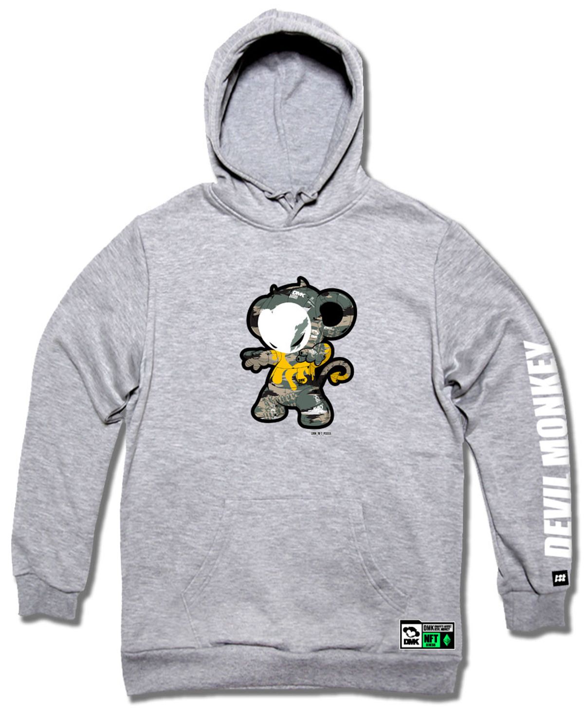돌돌(DOLDOL) DMK_HOODY_132 그래피티 아티스트 데빌몽키 DMK NFT캐릭터 후드티 후디 후드