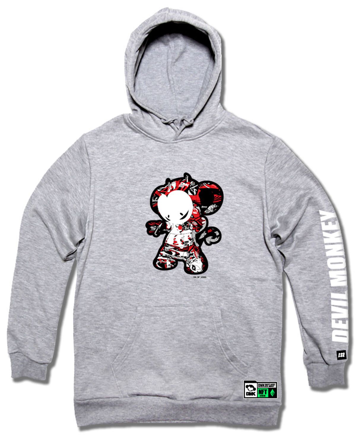 돌돌(DOLDOL) DMK_HOODY_134 그래피티 아티스트 데빌몽키 DMK NFT캐릭터 후드티 후디 후드