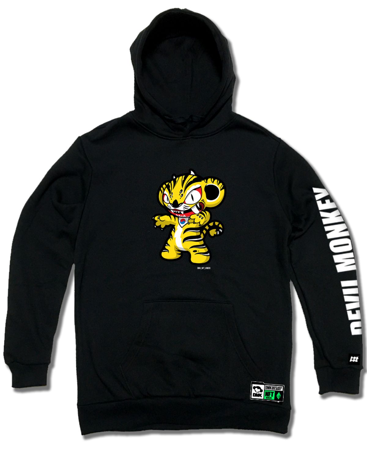 돌돌(DOLDOL) DMK_HOODY_135 그래피티 아티스트 데빌몽키 DMK NFT캐릭터 후드티 후디 후드