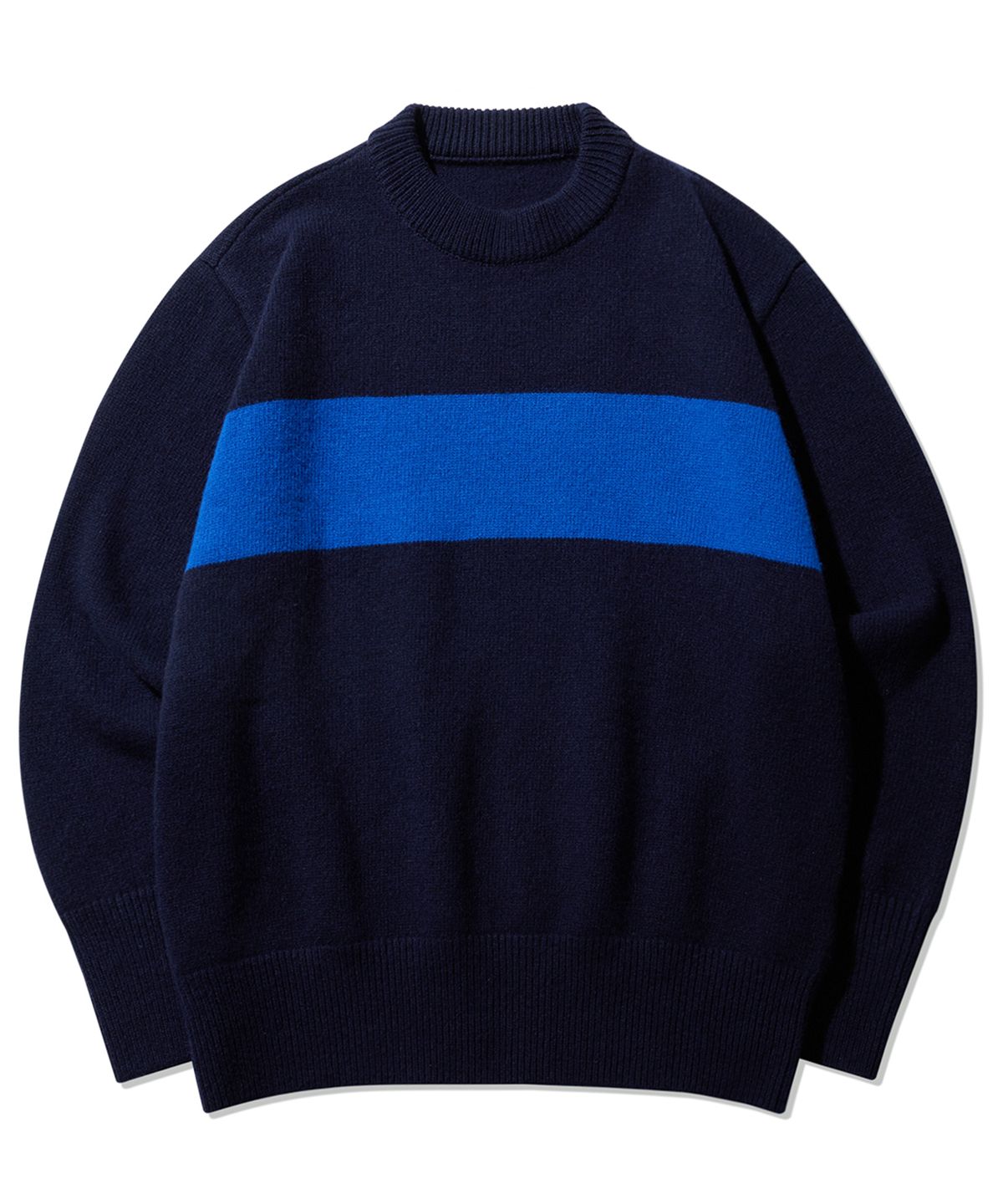 네이머클로딩(NAMERCLOTHING) FISHERMAN WOOL SWEATER NAVY