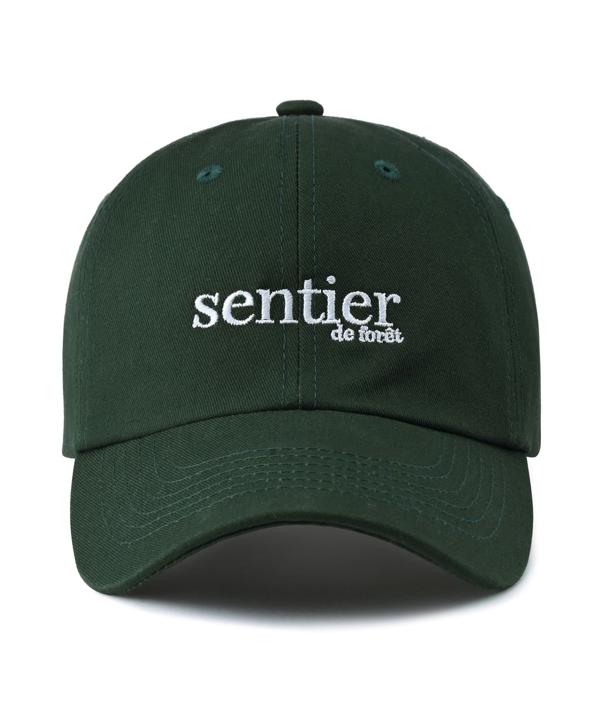 센티에르(SENTIER) 시그니처 레터링 볼캡(딥그린)