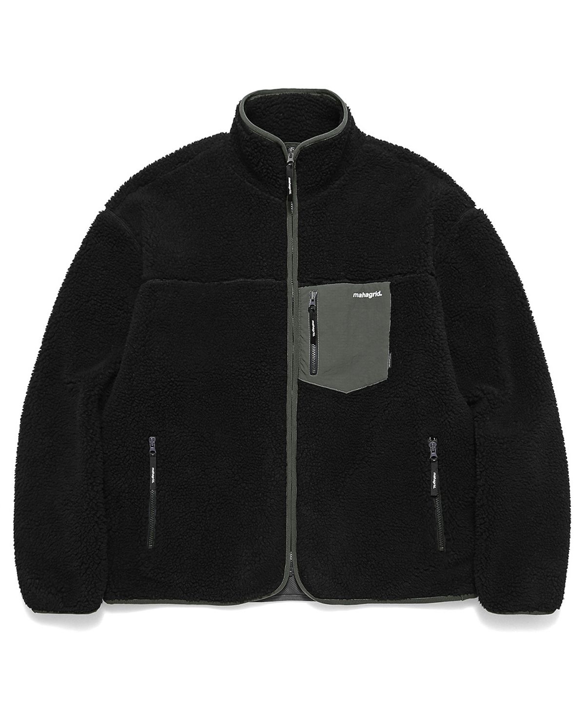 마하그리드(MAHAGRID) SHERPA FLEECE JACKET BLACK(MG2CWMB930A)