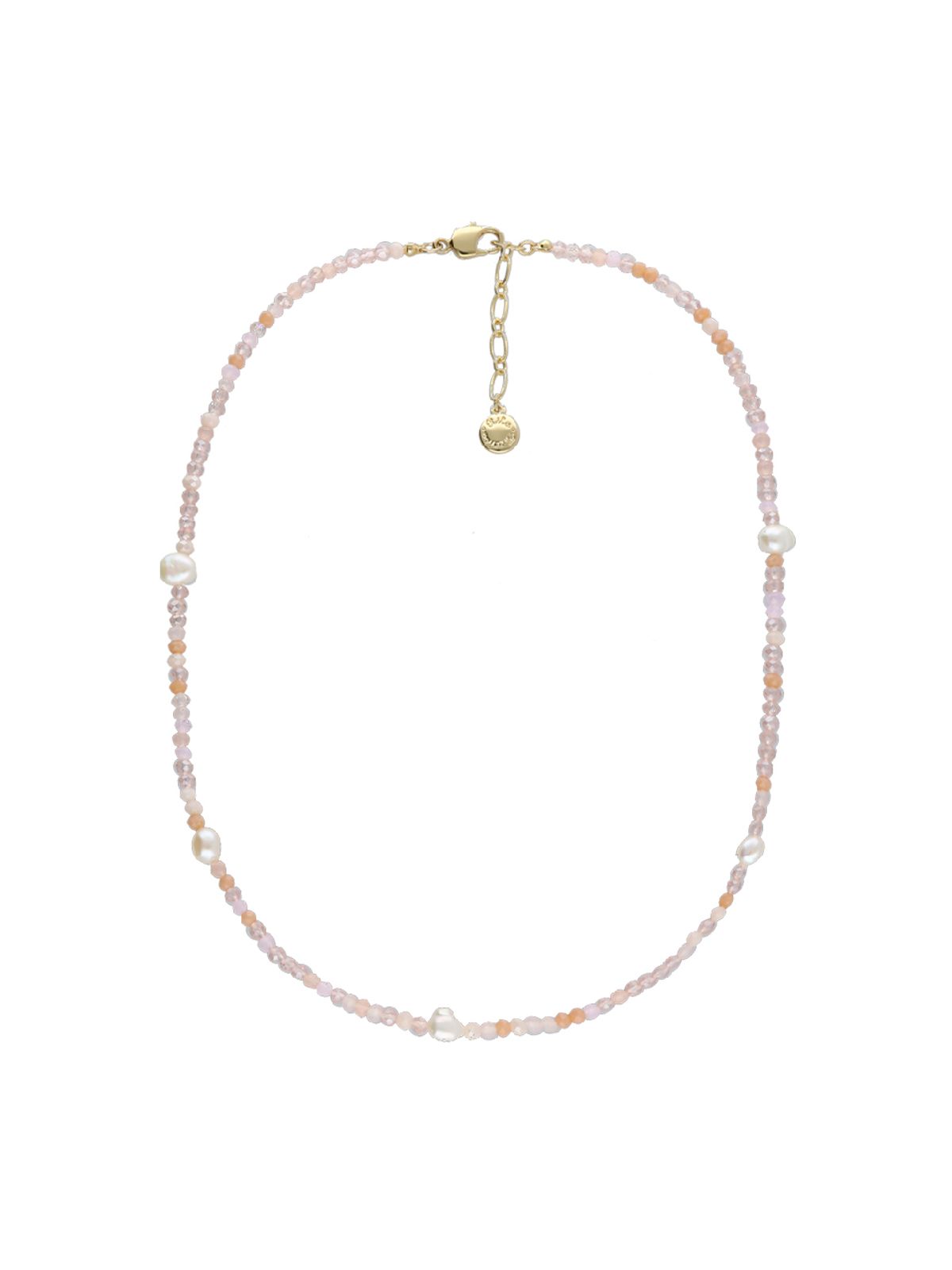 리타모니카(RITA MONICA) Pink Bead Pearl Necklace
