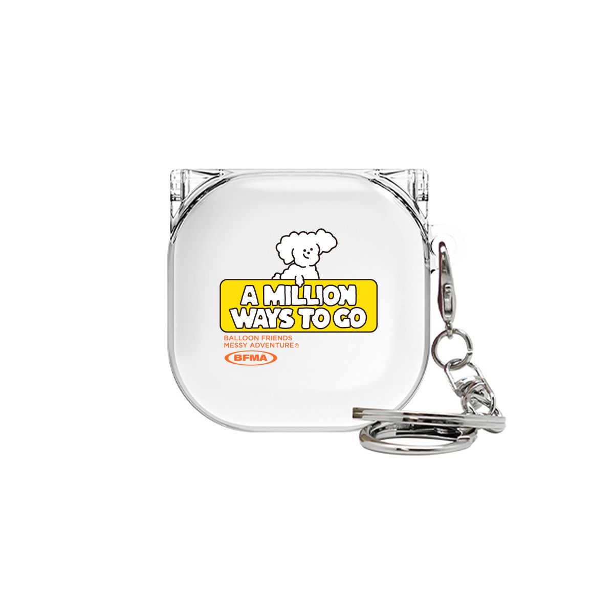 벌룬프렌즈(BALLOON FRIENDS) 갤럭시 버즈라이브 클리어 케이스 GR 웨이투고