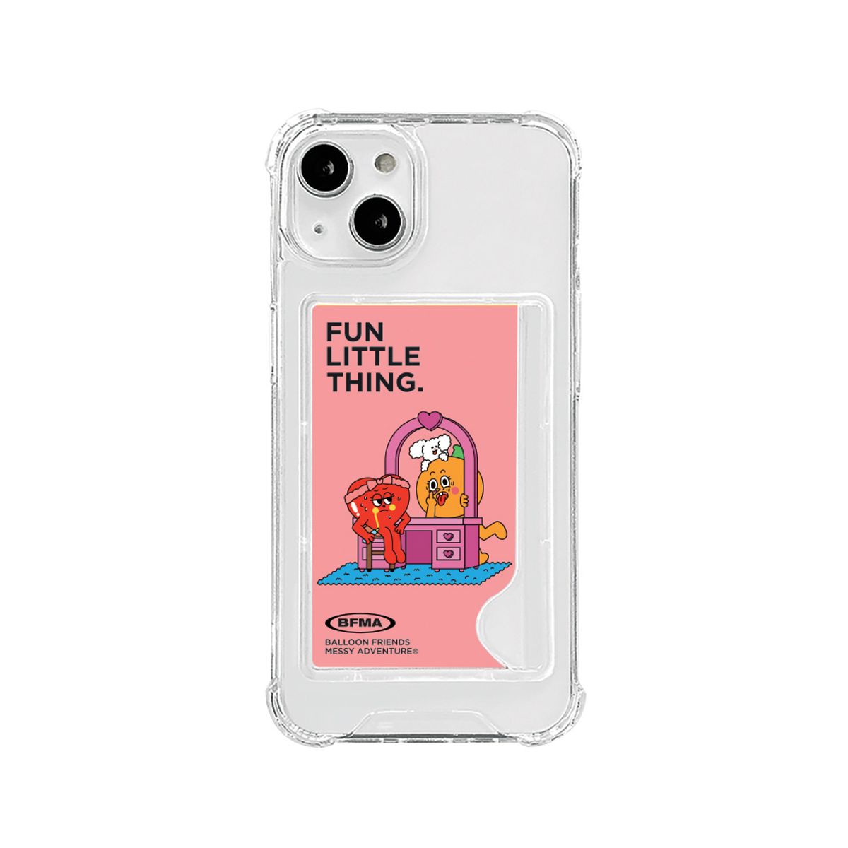 벌룬프렌즈(BALLOON FRIENDS) 카드수납 젤하드 탱크 폰케이스 에드와 렌지