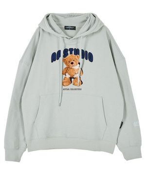 베이비 베어돌 오버핏 드롭숄더 후디_민트