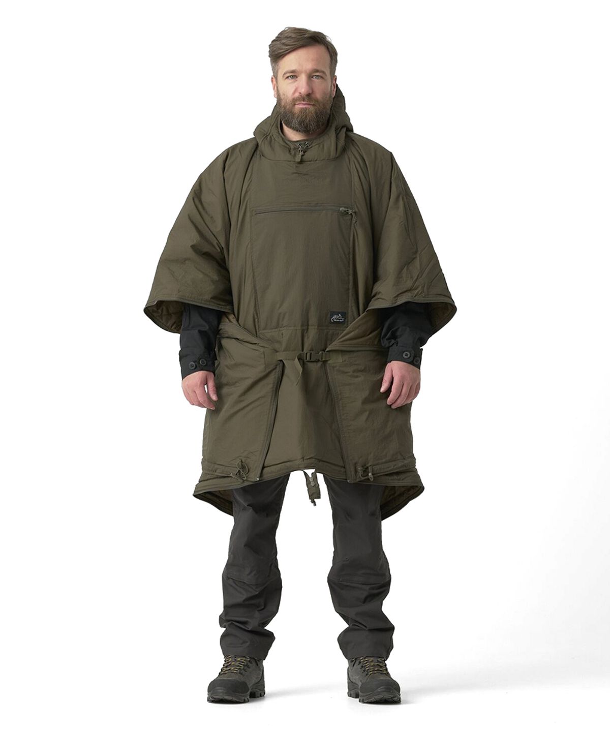 헬리콘텍스(HELIKONTEX) 스웨그맨 롤 판초 라이너 타이가그린