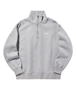 스테디 스웨트 반집업 멜란지