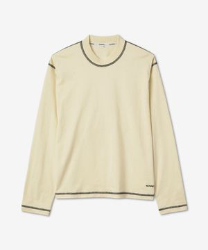 클래식 오버로크 티셔츠 - 베이지 / CRTWXJER0150126