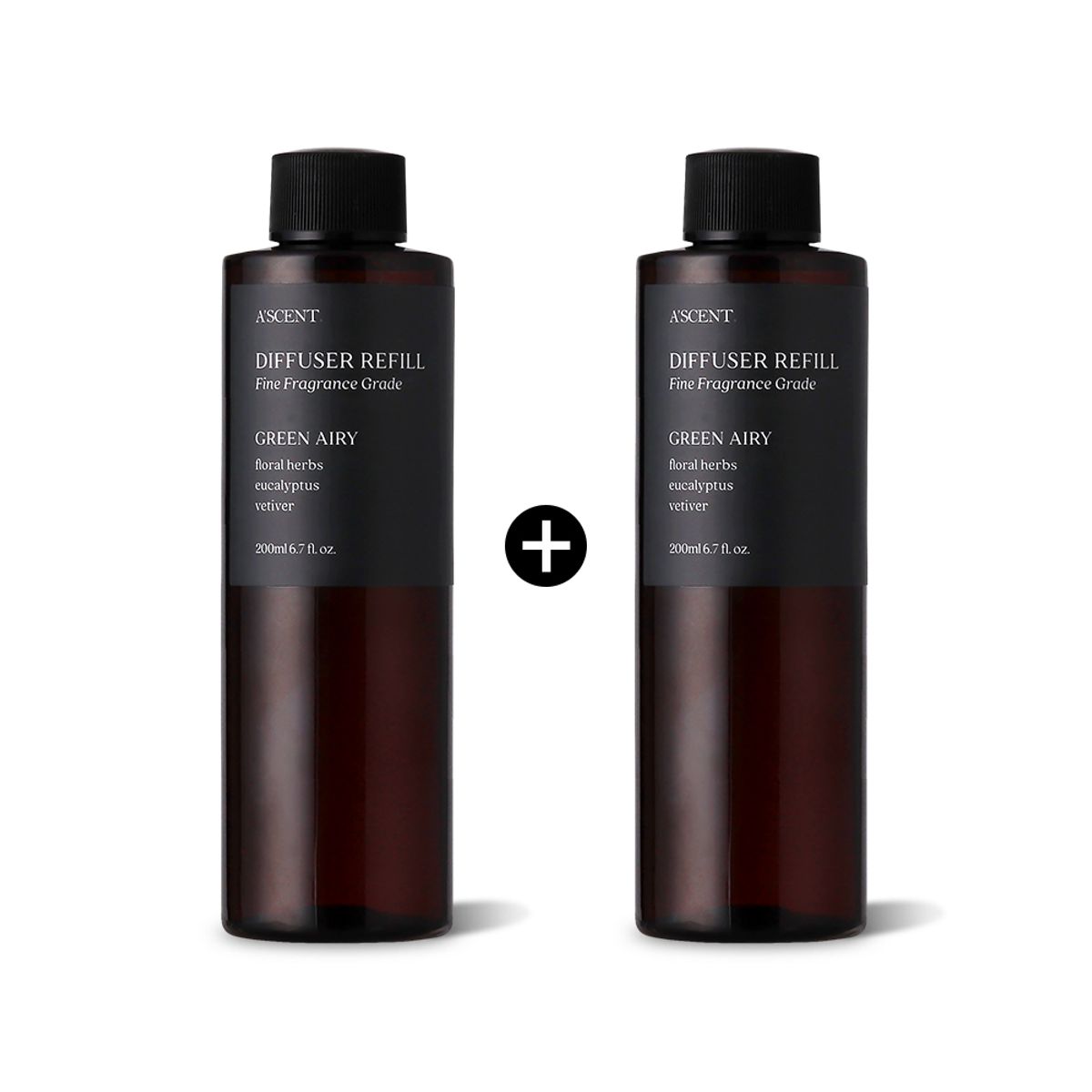 에이센트(A'SCENT) 실속형 디퓨저 리필 200ml 2개 세트