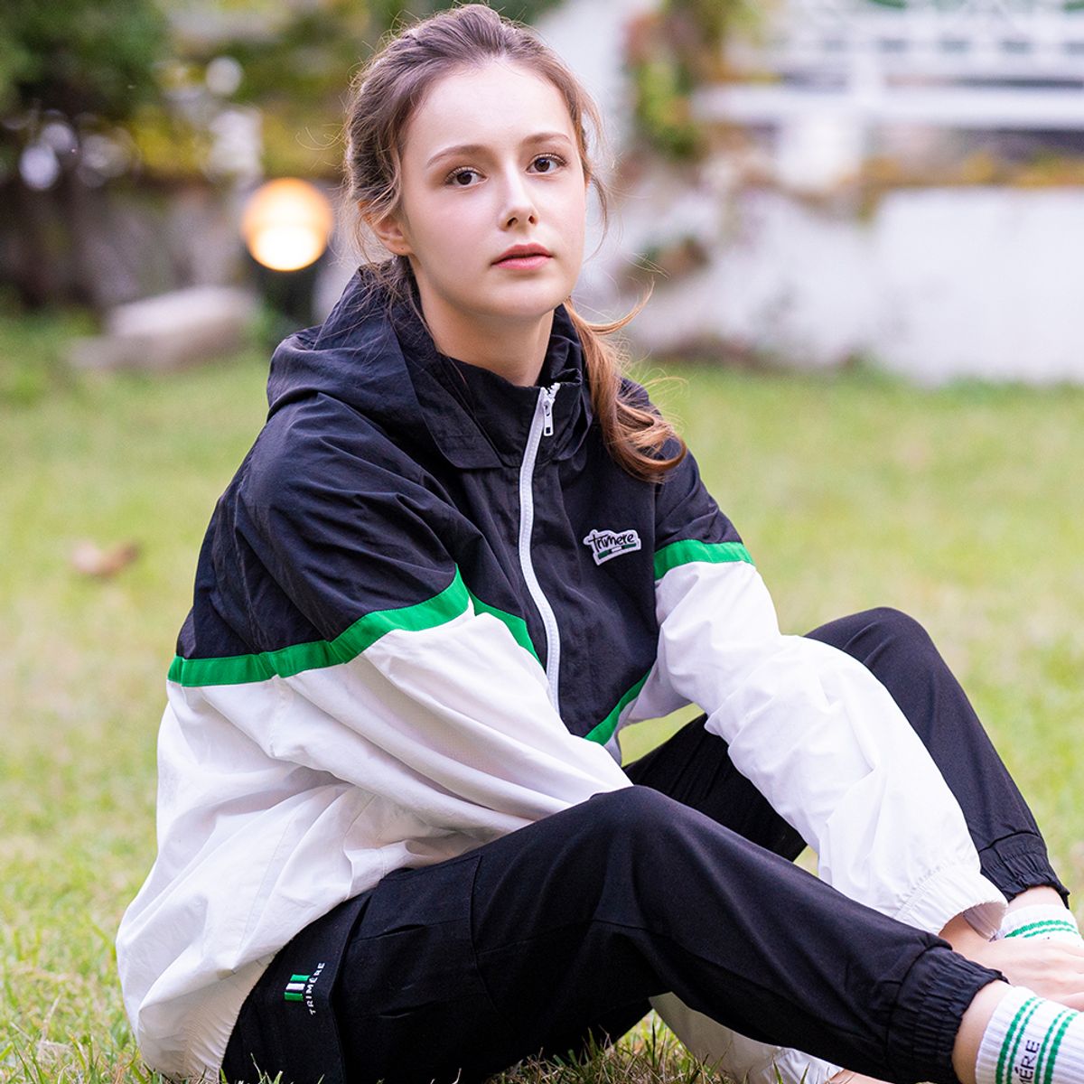 트리메르(TRIMERE) 바람막이 아노락 UNISEX BLACK (w)