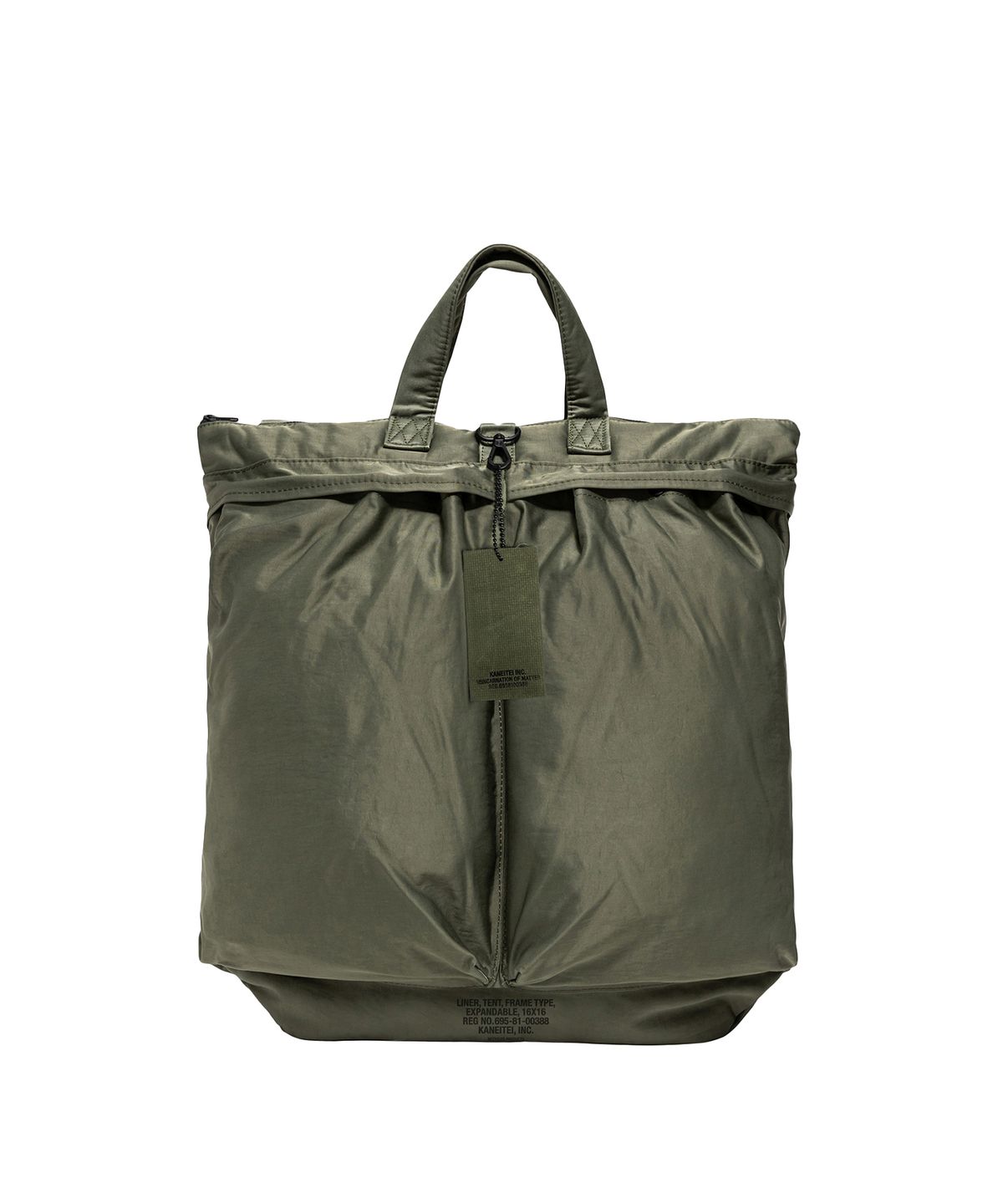 카네이테이(KANEITEI) ROME HELMET BAG M (OLIVE DRAB) / RECYCLED