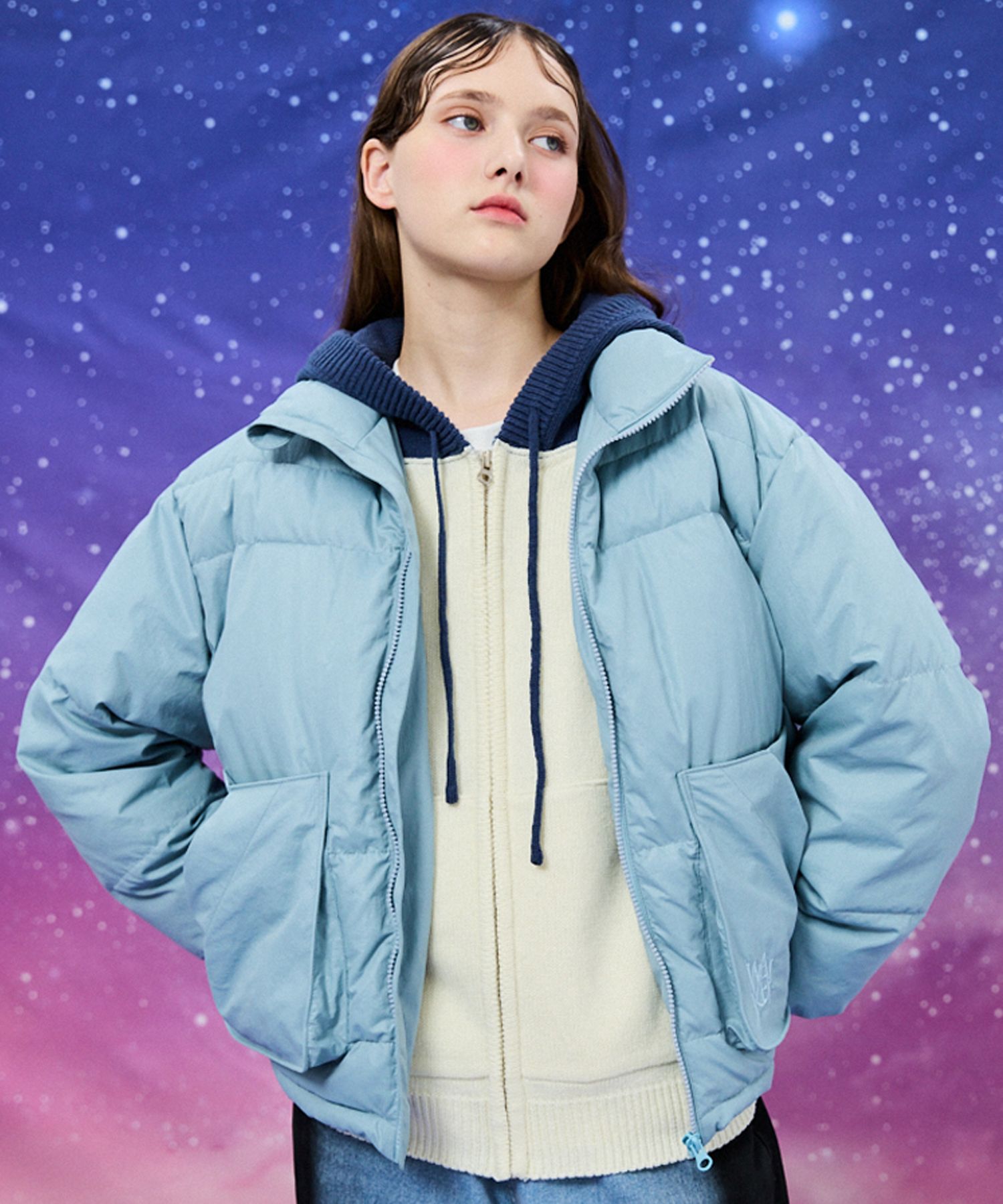 blue puffer cheap puffer jacket womens