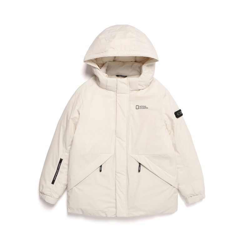 K224UDW820 미드기장 씬 다운 점퍼 IVORY