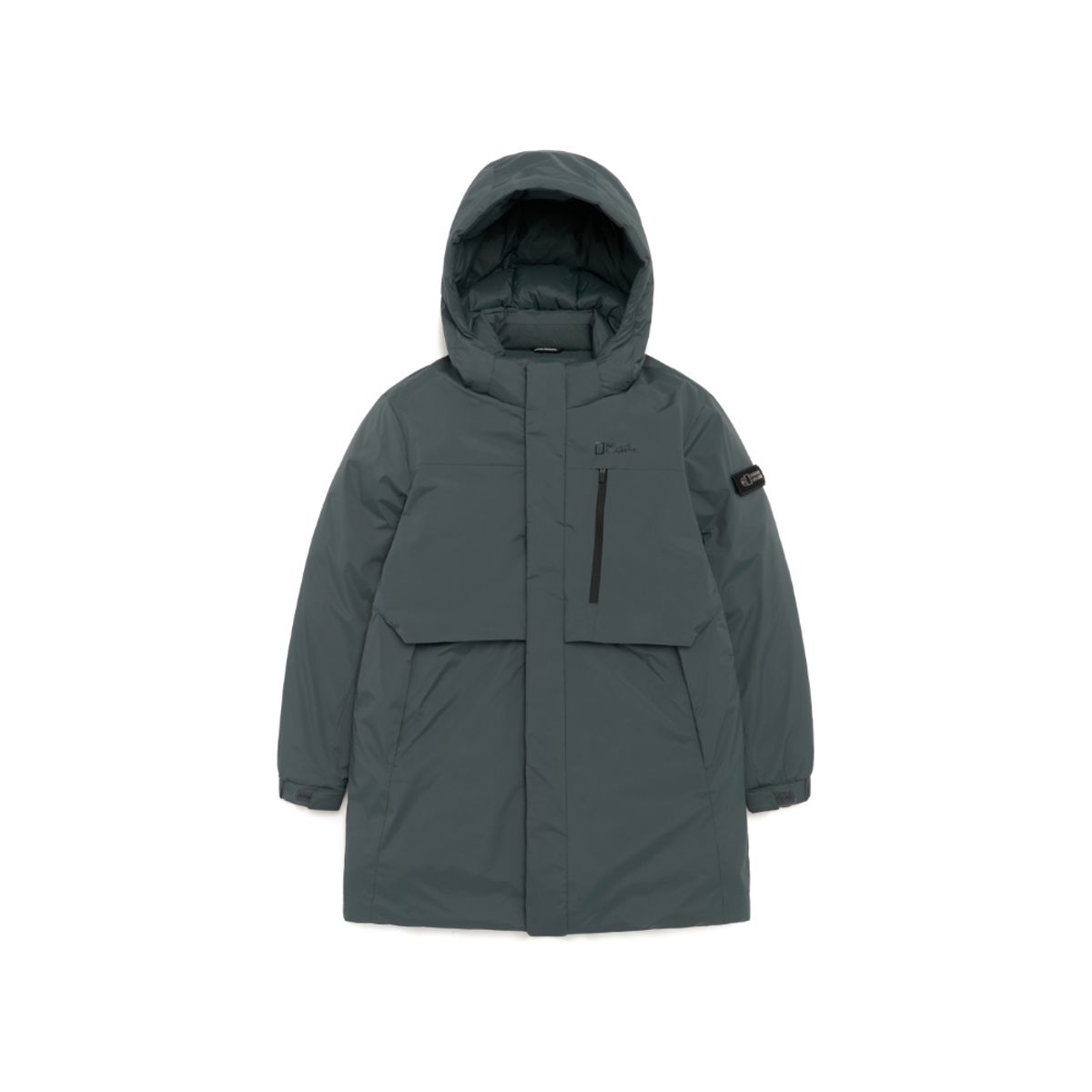 내셔널지오그래픽 키즈(NATIONAL GEOGRAPHIC KIDS) K224UDW830 롱 기장 씬 다운 점퍼 BAOBAB KHAKI