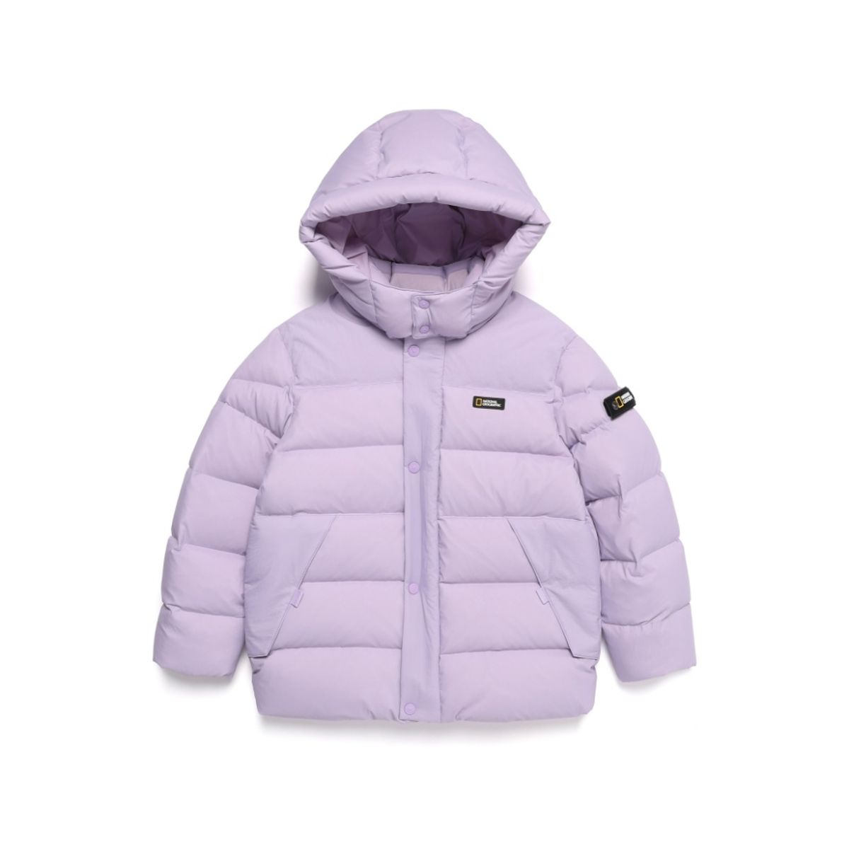 내셔널지오그래픽 키즈(NATIONAL GEOGRAPHIC KIDS) K224UDW940 키즈 AIR BREATH 숏 다운 점퍼 LAVENDER