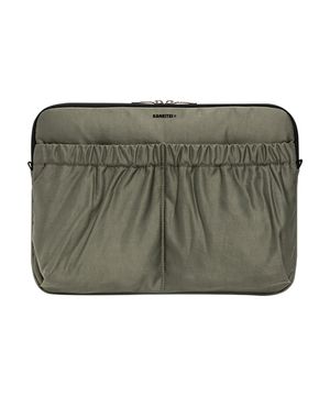 NAPOLI LAPTOP POUCH (OLIVE DRAB) / RECYCLED