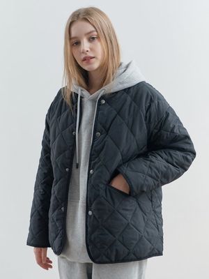 큐브 자켓 - 블랙