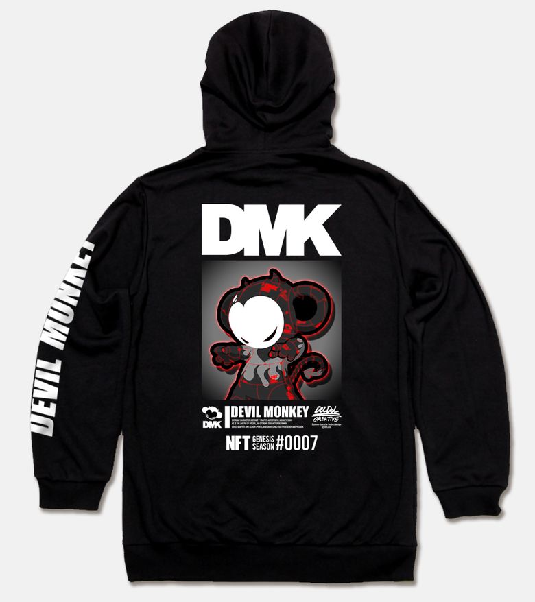 DMK_HOODY_143 그래피티 아티스트 데빌몽키 DMK NFT캐릭터 후드티 후디 후드