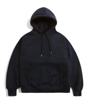 피치스킨 벌룬오버 후드 - 네이비
