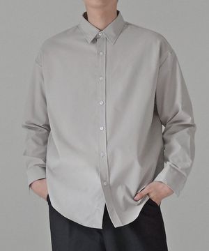 OVER RUSTLE SHIRTS (LIGHT GRAY)