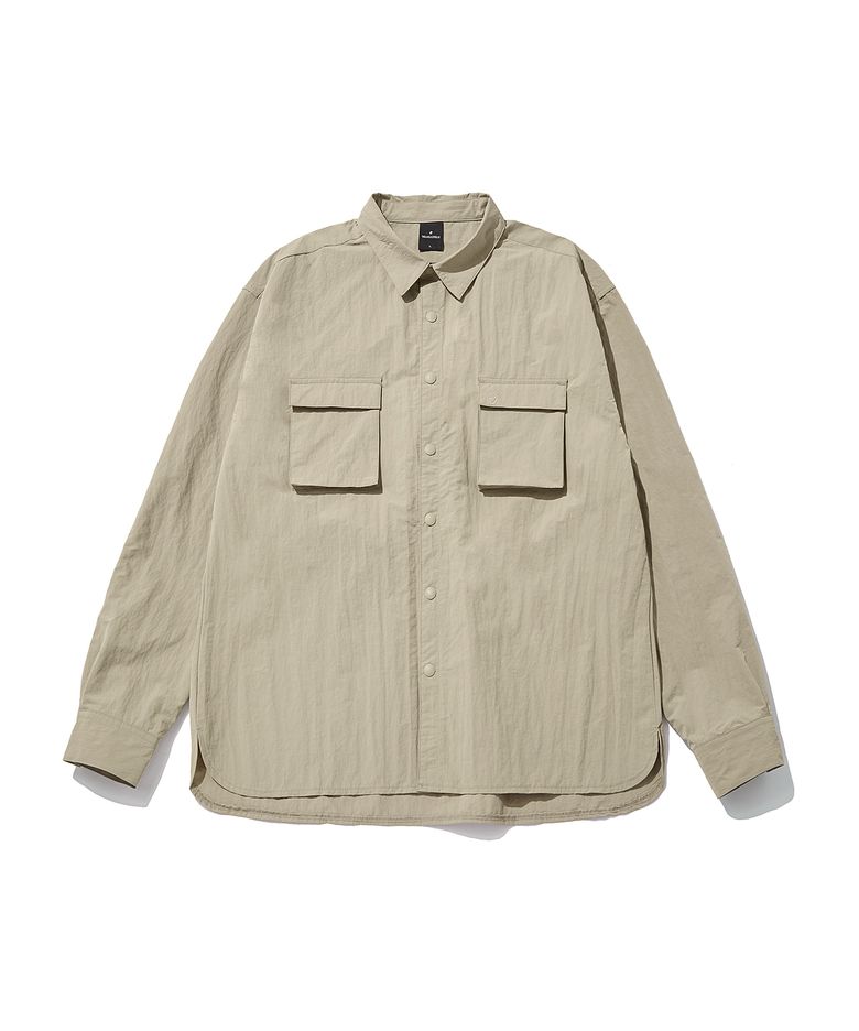 NDA90 나일론 오버셔츠 (beige)