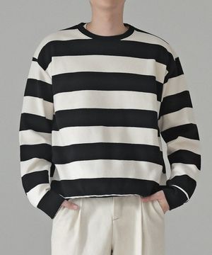 GIRDLE SWEAT SHIRTS (BLACK)