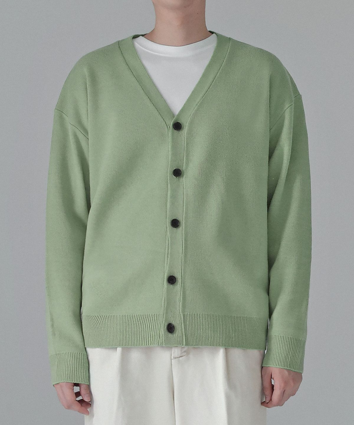베리베인(VERYVAIN) MID-UP SMART CARDIGAN (MINT)