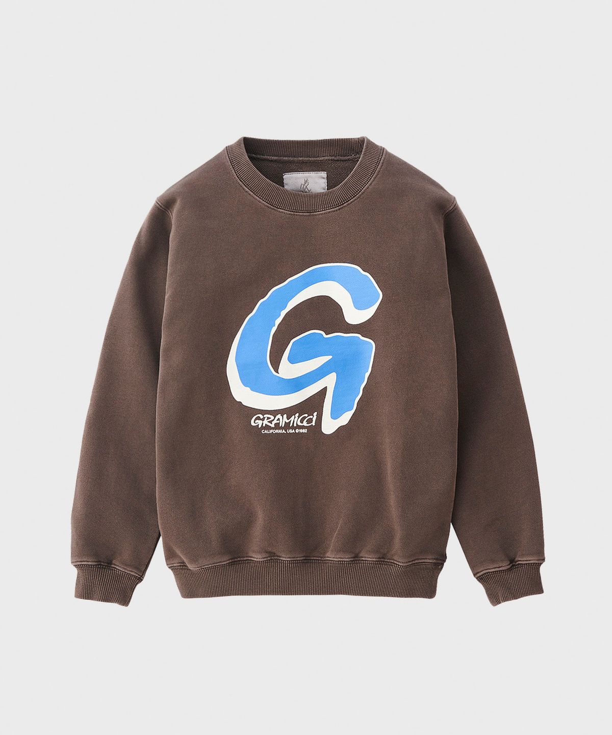 그라미치 키즈(GRAMICCI KIDS) 키즈 G로고 스웨트 맨투맨 Brown Pigment