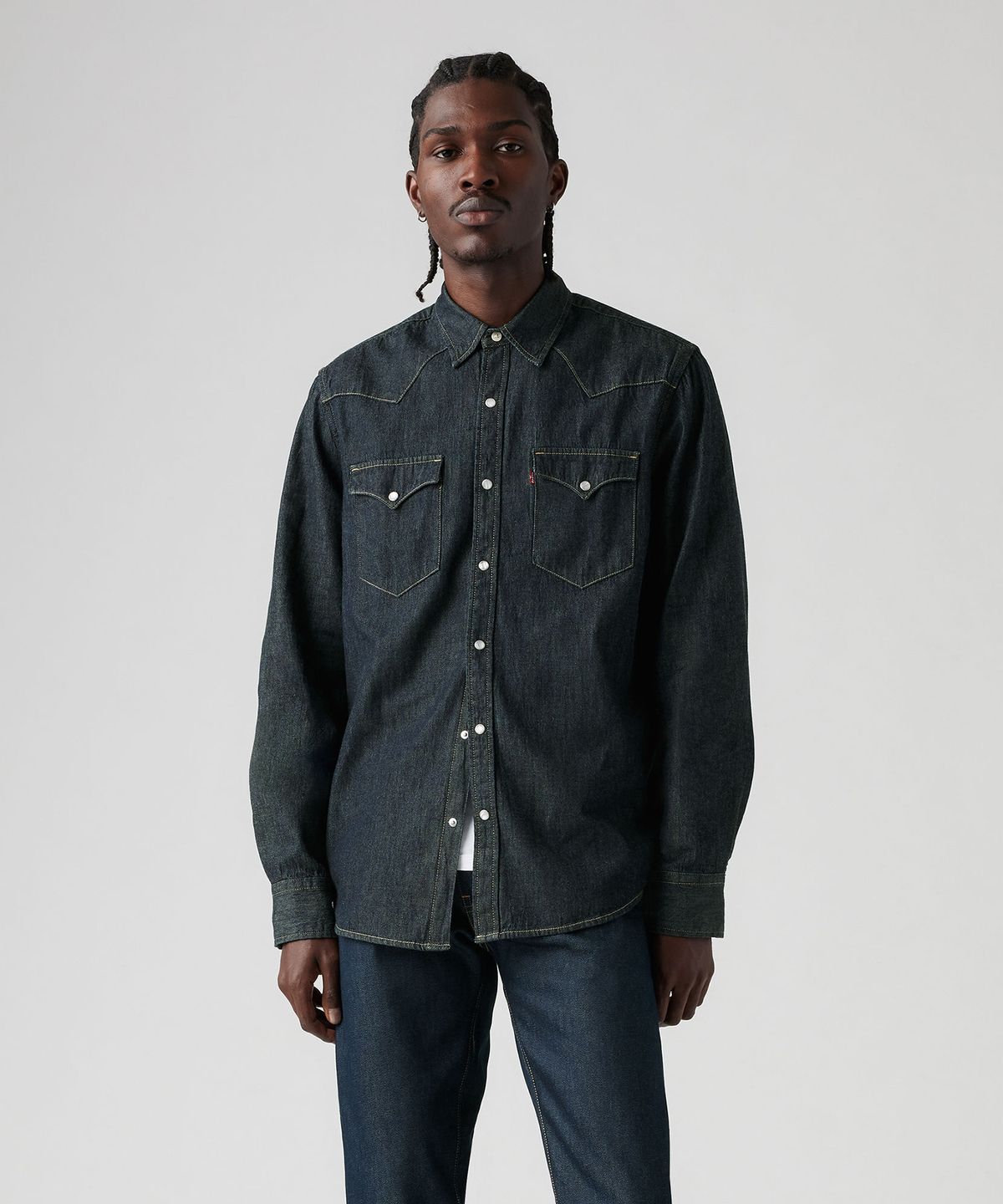 리바이스(LEVI'S) 클래식 웨스턴 스탠다드 핏 셔츠 85745-0002