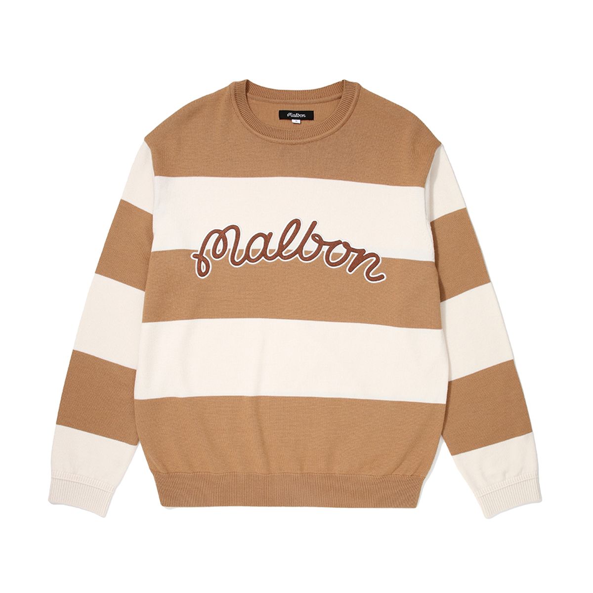 말본 골프(MALBON GOLF) Malbon 럭비 스웨터 BROWN (MAN)