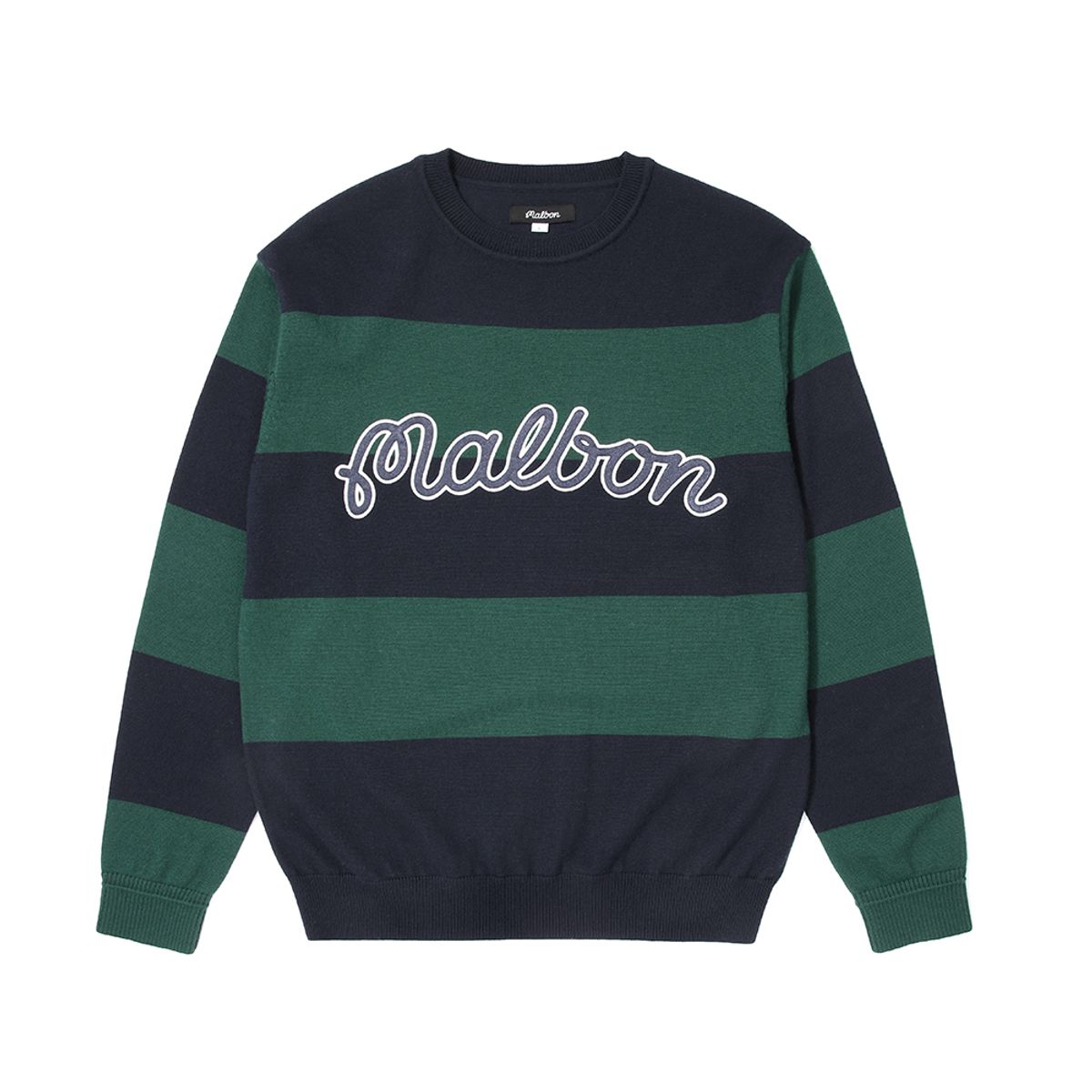말본 골프(MALBON GOLF) Malbon 럭비 스웨터 NAVY (MAN)