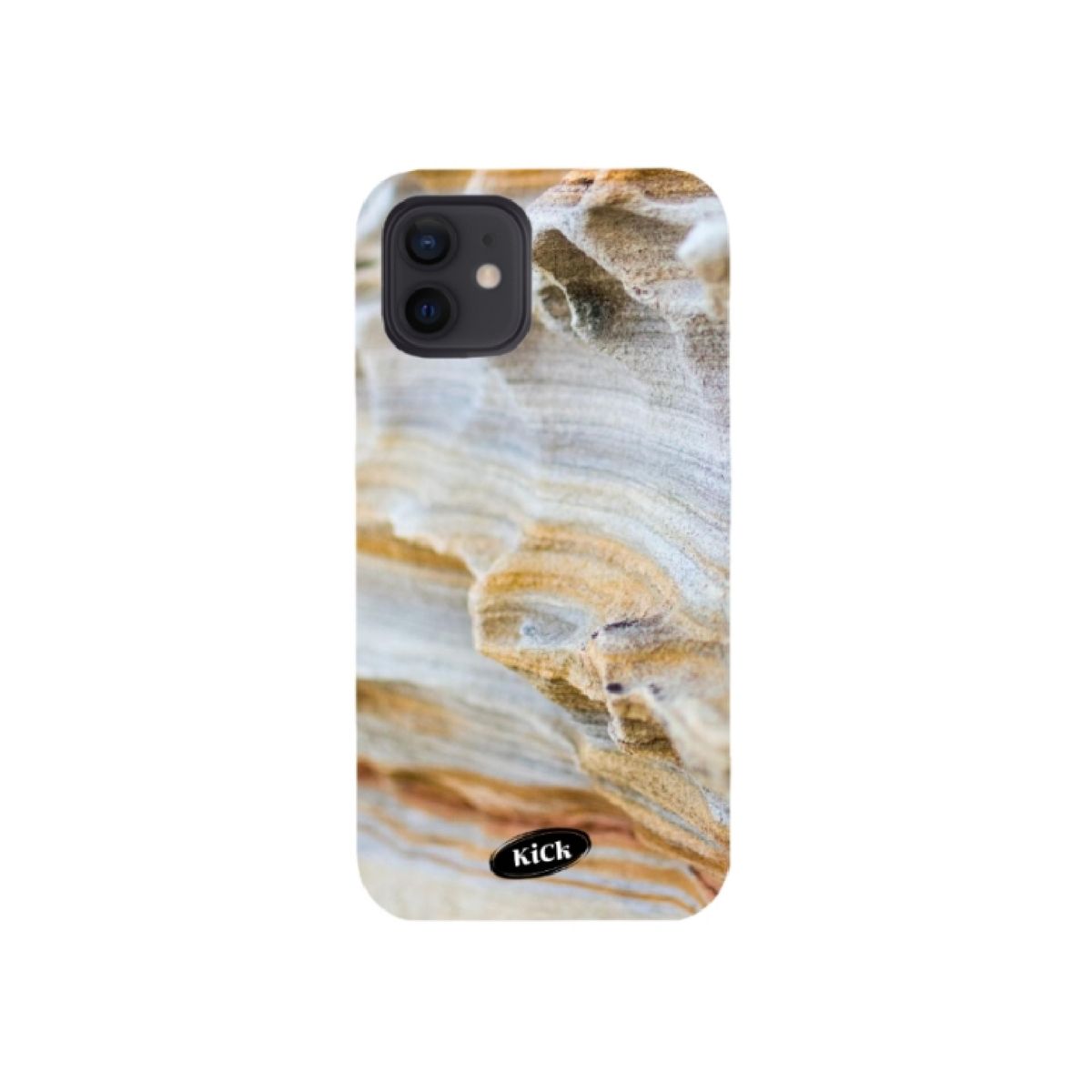 킥(KICK) White marble hard case