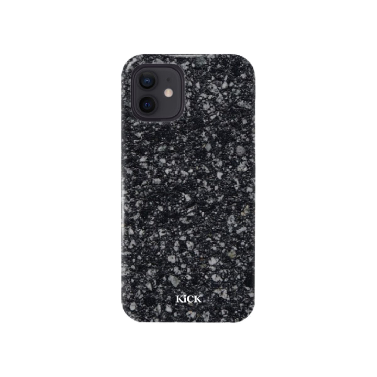 킥(KICK) Black marble hard case