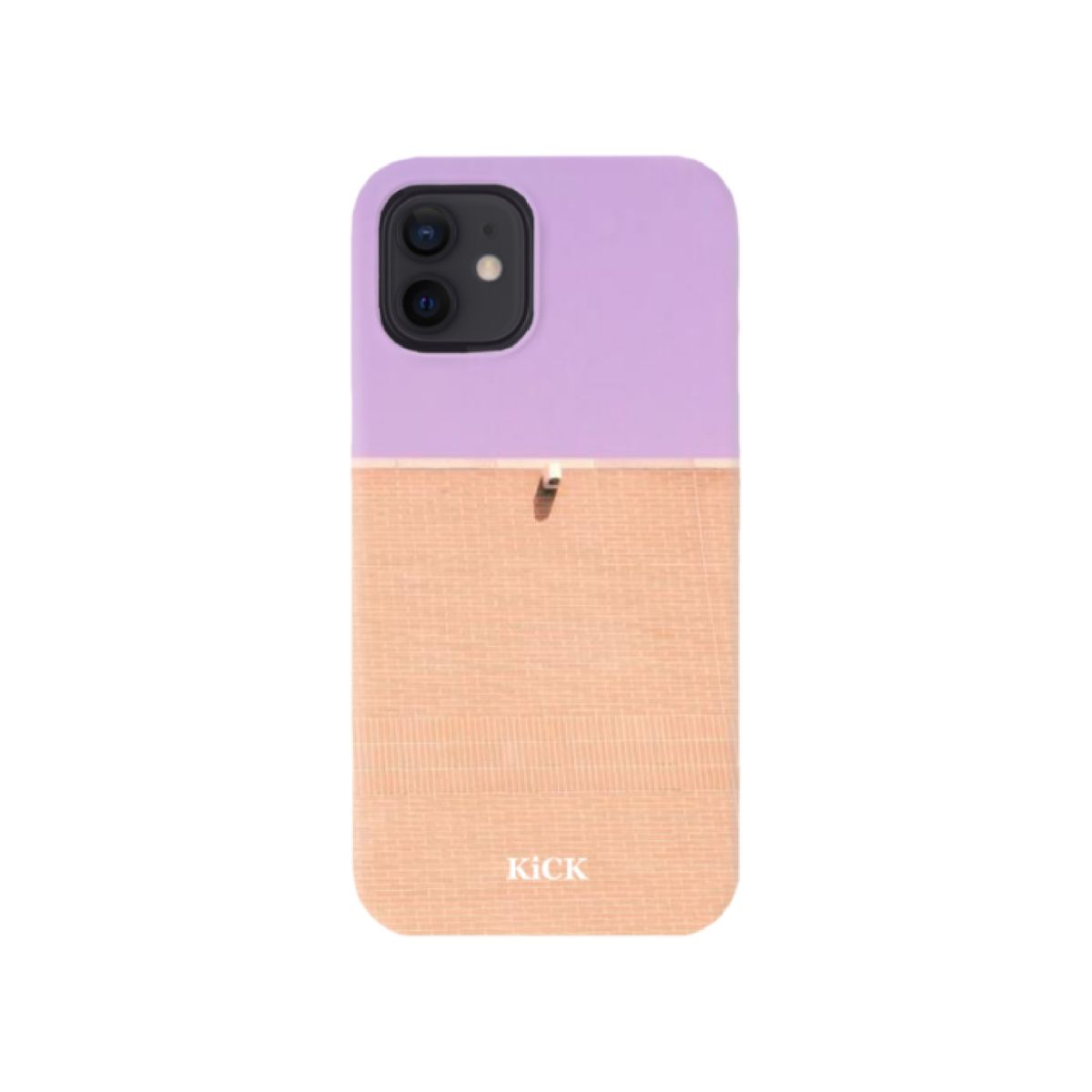 킥(KICK) Purple square hard case