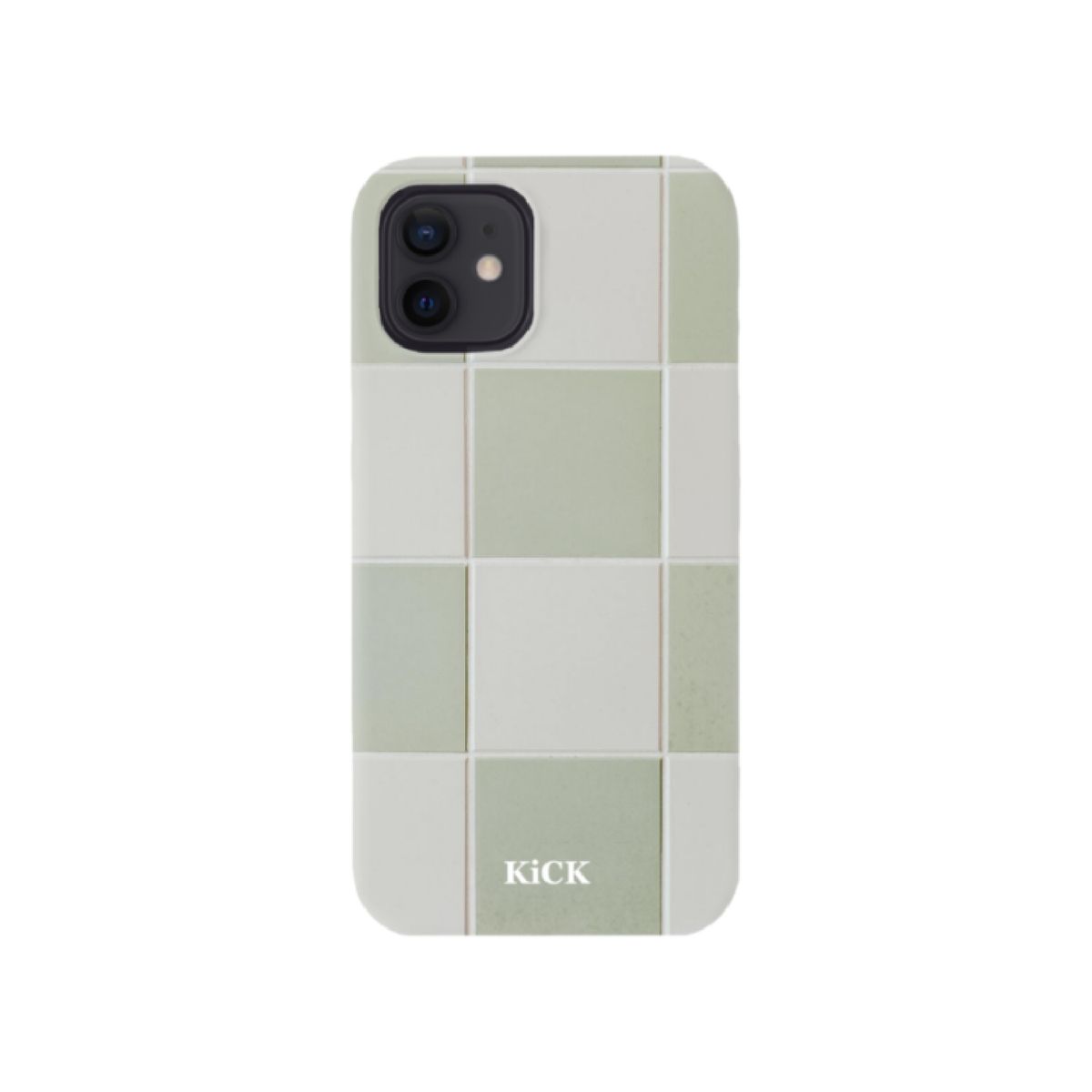 킥(KICK) Green square hard case