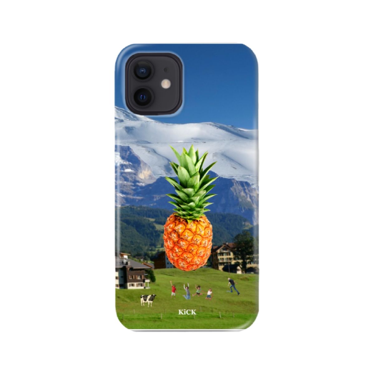 킥(KICK) Pineapple house hard case