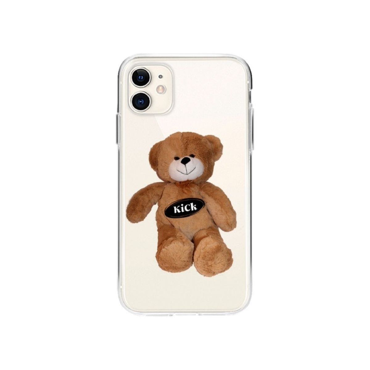킥(KICK) Adorable teddy Jelly case