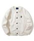 엠브로이더리 댄 카라리스 보아 플리스 자켓_아이보리
