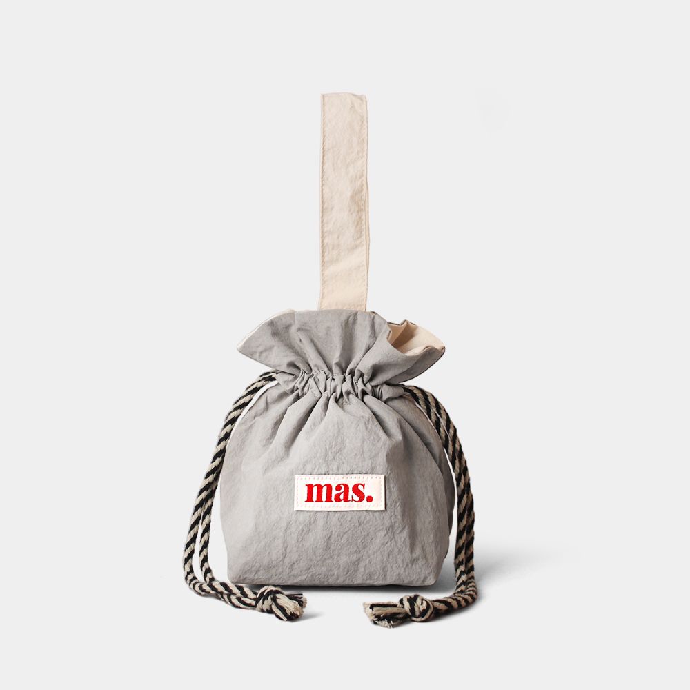 【masmarulez】 Solid string bag R4839 MUSINSA | MASMARULEZ Solid string bag _ Black